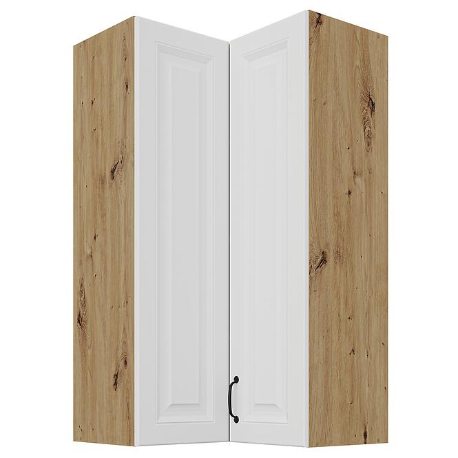 Konyhaszekrény Stilo fehér/artisan 60x60 GN-108 2F (90°)