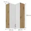 Konyhaszekrény Stilo fehér/artisan 60x60 GN-108 2F (90°),3