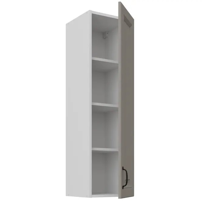 Konyhaszekrény Stilo claygrey/fehér 30G-108 1F,2