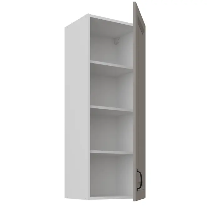 Konyhaszekrény Stilo claygrey/fehér 40G-108 1F,2