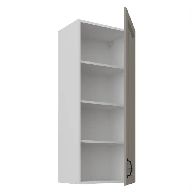 Konyhaszekrény Stilo claygrey/fehér 45G-108 1F,2