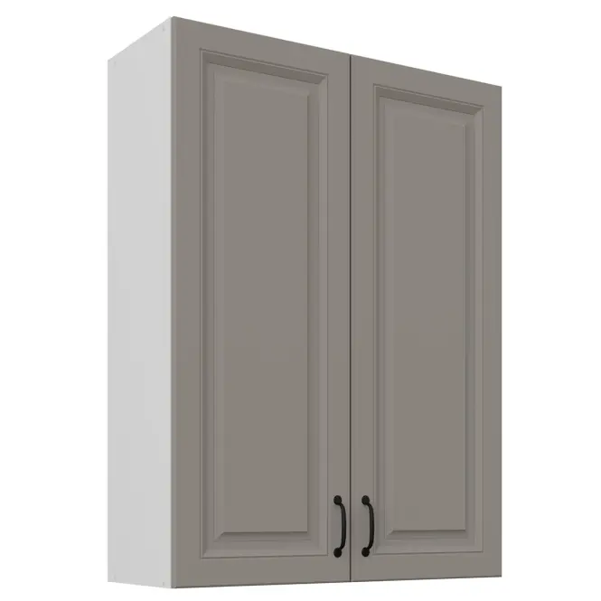 Konyhaszekrény Stilo claygrey/fehér 80G-108 2F