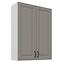 Konyhaszekrény Stilo claygrey/fehér 80G-108 2F