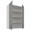 Konyhaszekrény Stilo claygrey/fehér 80G-108 2F,2