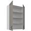 Konyhaszekrény Stilo claygrey/fehér 80G-108 2F,2
