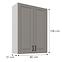Konyhaszekrény Stilo claygrey/fehér 80G-108 2F,3