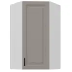 Konyhaszekrény Stilo claygrey/fehér 60x60 GN-108 1F (45°)