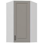 Konyhaszekrény Stilo claygrey/fehér 60x60 GN-108 1F (45°)