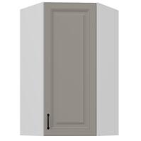 Konyhaszekrény Stilo claygrey/fehér 60x60 GN-108 1F (45°)