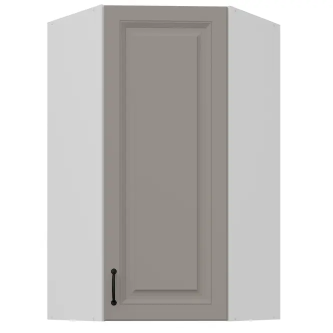 Konyhaszekrény Stilo claygrey/fehér 60x60 GN-108 1F (45°)