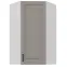 Konyhaszekrény Stilo claygrey/fehér 60x60 GN-108 1F (45°)
