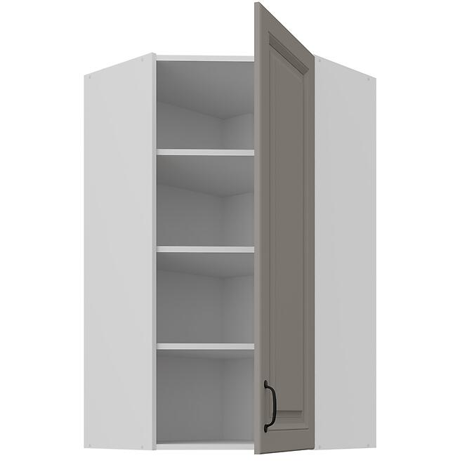 Konyhaszekrény Stilo claygrey/fehér 60x60 GN-108 1F (45°)