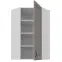 Konyhaszekrény Stilo claygrey/fehér 60x60 GN-108 1F (45°),2