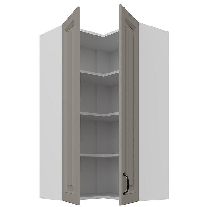 Konyhaszekrény Stilo claygrey/fehér 60x60 GN-108 2F (90°),2