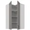 Konyhaszekrény Stilo claygrey/fehér 60x60 GN-108 2F (90°),2