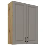 Konyhaszekrény Stilo claygrey/artisan 80G-108 2F