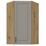 Konyhaszekrény Stilo claygrey/artisan 60x60 GN-108 1F (45°)