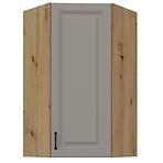 Konyhaszekrény Stilo claygrey/artisan 60x60 GN-108 1F (45°)