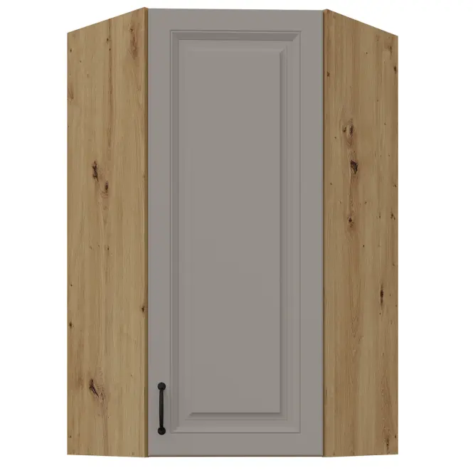 Konyhaszekrény Stilo claygrey/artisan 60x60 GN-108 1F (45°)