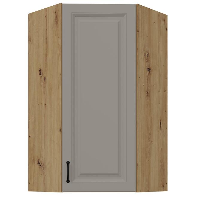 Konyhaszekrény Stilo claygrey/artisan 60x60 GN-108 1F (45°)