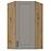 Konyhaszekrény Stilo claygrey/artisan 60x60 GN-108 1F (45°)