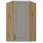 Konyhaszekrény Stilo claygrey/artisan 60x60 GN-108 1F (45°)