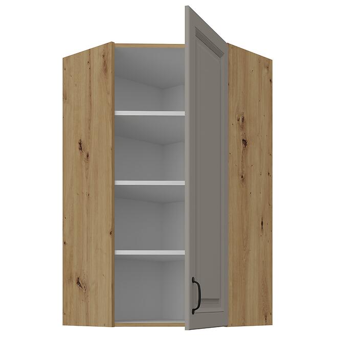Konyhaszekrény Stilo claygrey/artisan 60x60 GN-108 1F (45°)