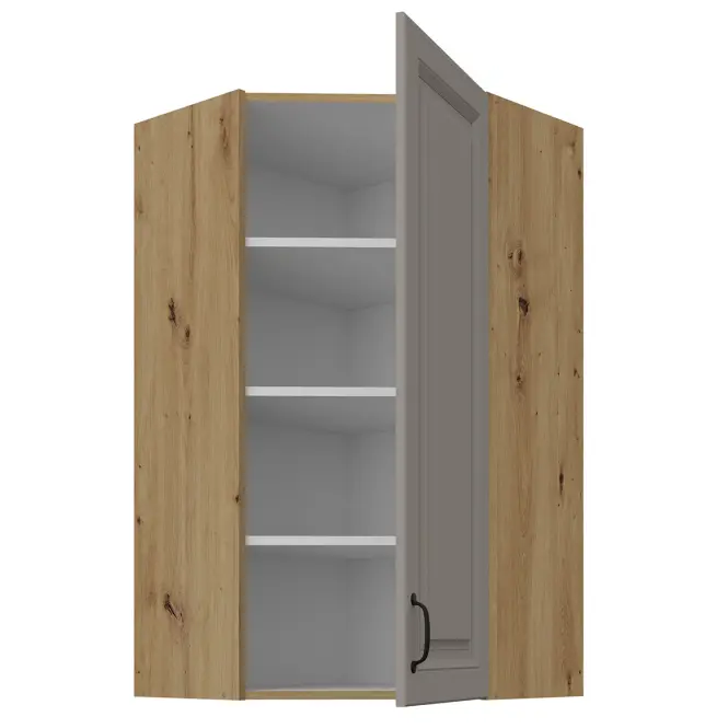 Konyhaszekrény Stilo claygrey/artisan 60x60 GN-108 1F (45°),2