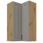 Konyhaszekrény Stilo claygrey/artisan 60x60 GN-108 2F (90°)