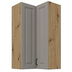 Konyhaszekrény Stilo claygrey/artisan 60x60 GN-108 2F (90°)