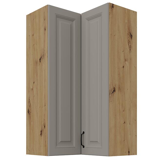 Konyhaszekrény Stilo claygrey/artisan 60x60 GN-108 2F (90°)