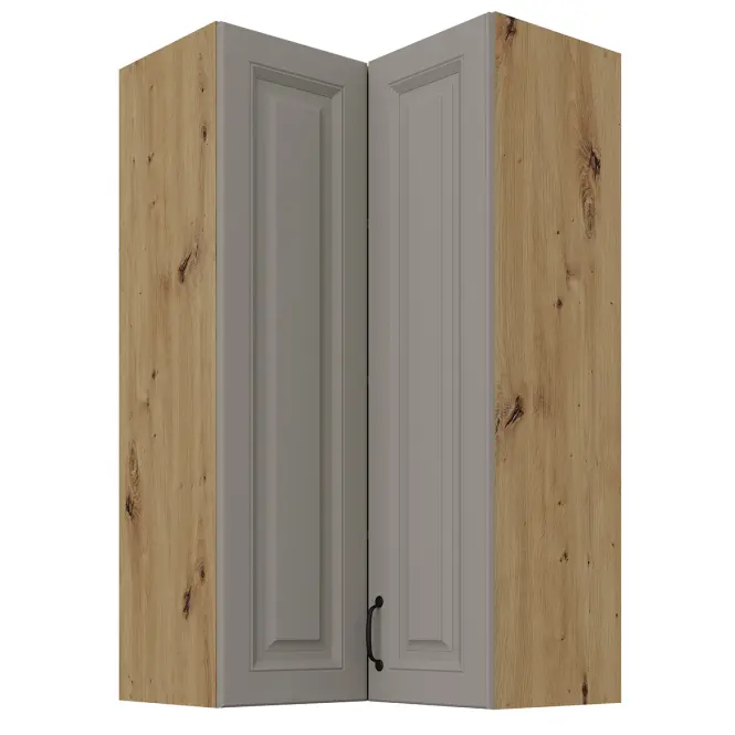 Konyhaszekrény Stilo claygrey/artisan 60x60 GN-108 2F (90°)