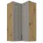 Konyhaszekrény Stilo claygrey/artisan 60x60 GN-108 2F (90°)
