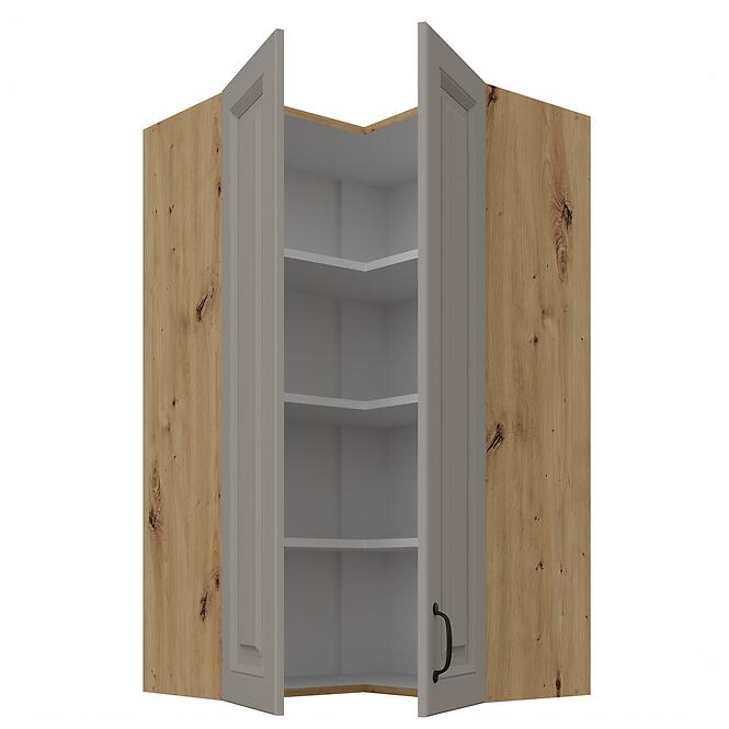 Konyhaszekrény Stilo claygrey/artisan 60x60 GN-108 2F (90°)