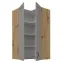 Konyhaszekrény Stilo claygrey/artisan 60x60 GN-108 2F (90°),2