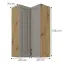 Konyhaszekrény Stilo claygrey/artisan 60x60 GN-108 2F (90°),3