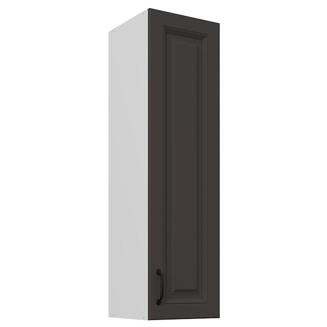 Konyhaszekrény Stilo grafit matt/fehér 30G-108 1F