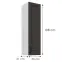 Konyhaszekrény Stilo grafit matt/fehér 30G-108 1F,3