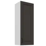 Konyhaszekrény Stilo grafit matt/fehér 40G-108 1F