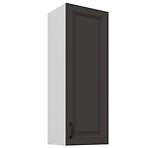 Konyhaszekrény Stilo grafit matt/fehér 40G-108 1F