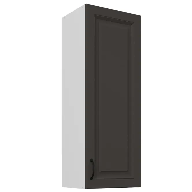 Konyhaszekrény Stilo grafit matt/fehér 40G-108 1F