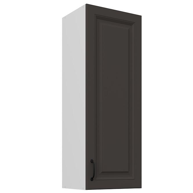 Konyhaszekrény Stilo grafit matt/fehér 40G-108 1F