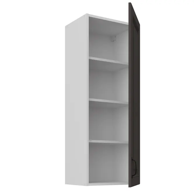 Konyhaszekrény Stilo grafit matt/fehér 40G-108 1F,2