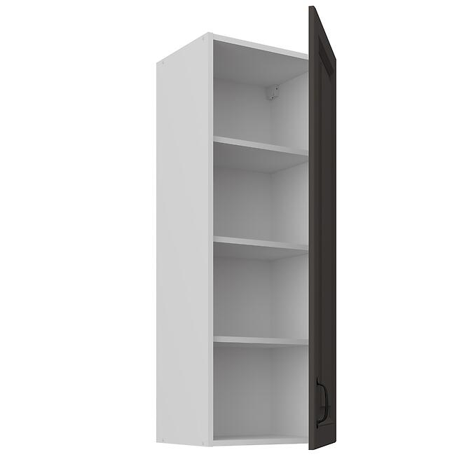Konyhaszekrény Stilo grafit matt/fehér 40G-108 1F,2