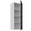 Konyhaszekrény Stilo grafit matt/fehér 40G-108 1F,2