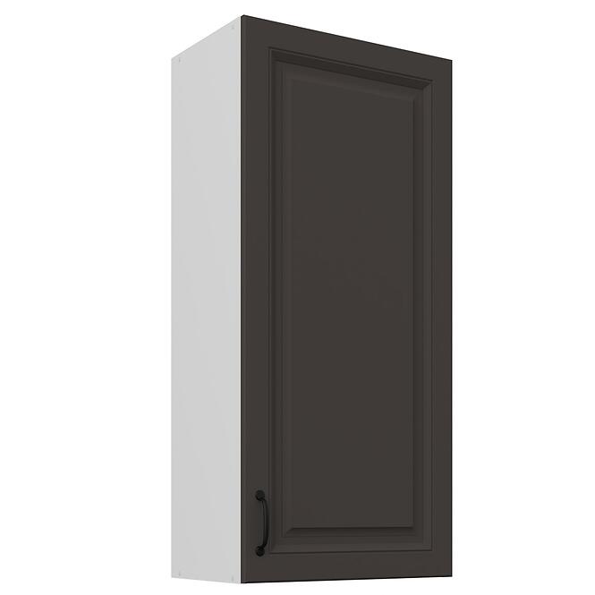 Konyhaszekrény Stilo grafit matt/fehér 45G-108 1F