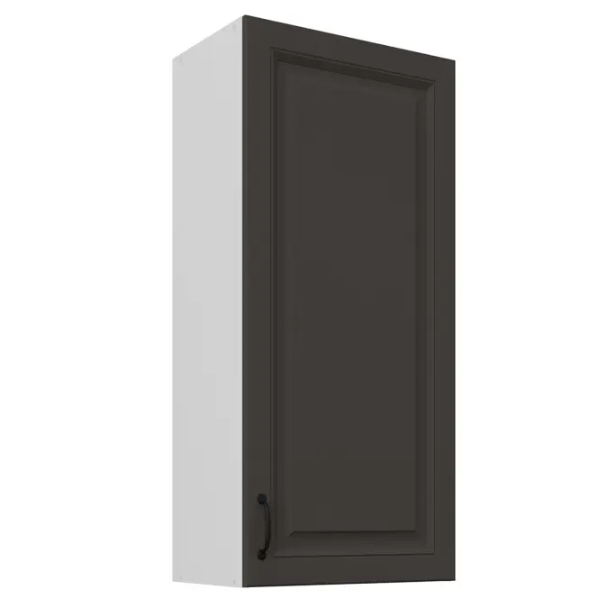 Konyhaszekrény Stilo grafit matt/fehér 45G-108 1F