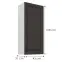 Konyhaszekrény Stilo grafit matt/fehér 45G-108 1F,3