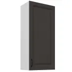 Konyhaszekrény Stilo grafit matt/fehér 50G-108 1F