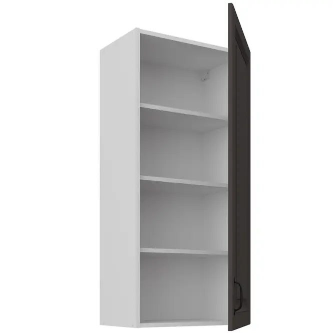 Konyhaszekrény Stilo grafit matt/fehér 50G-108 1F